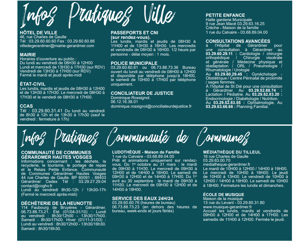 infos comm comm saint-die